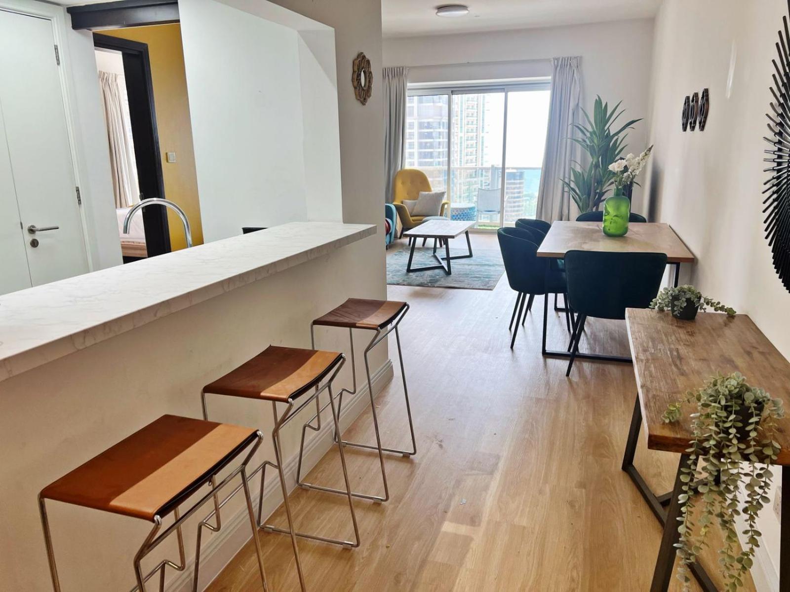 Newly Renovated Marina & Sea View Family Condo Dubai Buitenkant foto